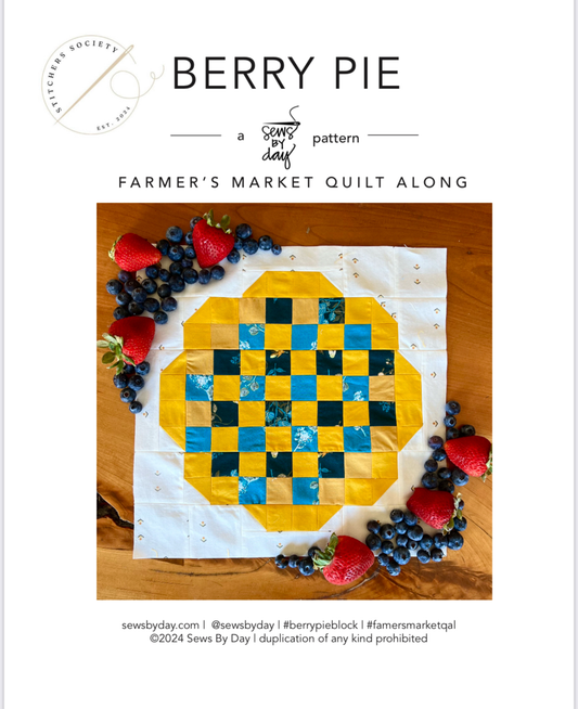 Berry Pie Block Pattern : PDF Download