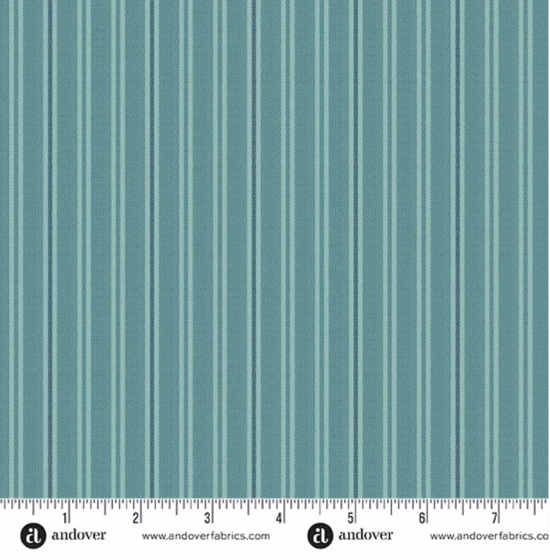 Double Stripe Robin : Andover Fabrics