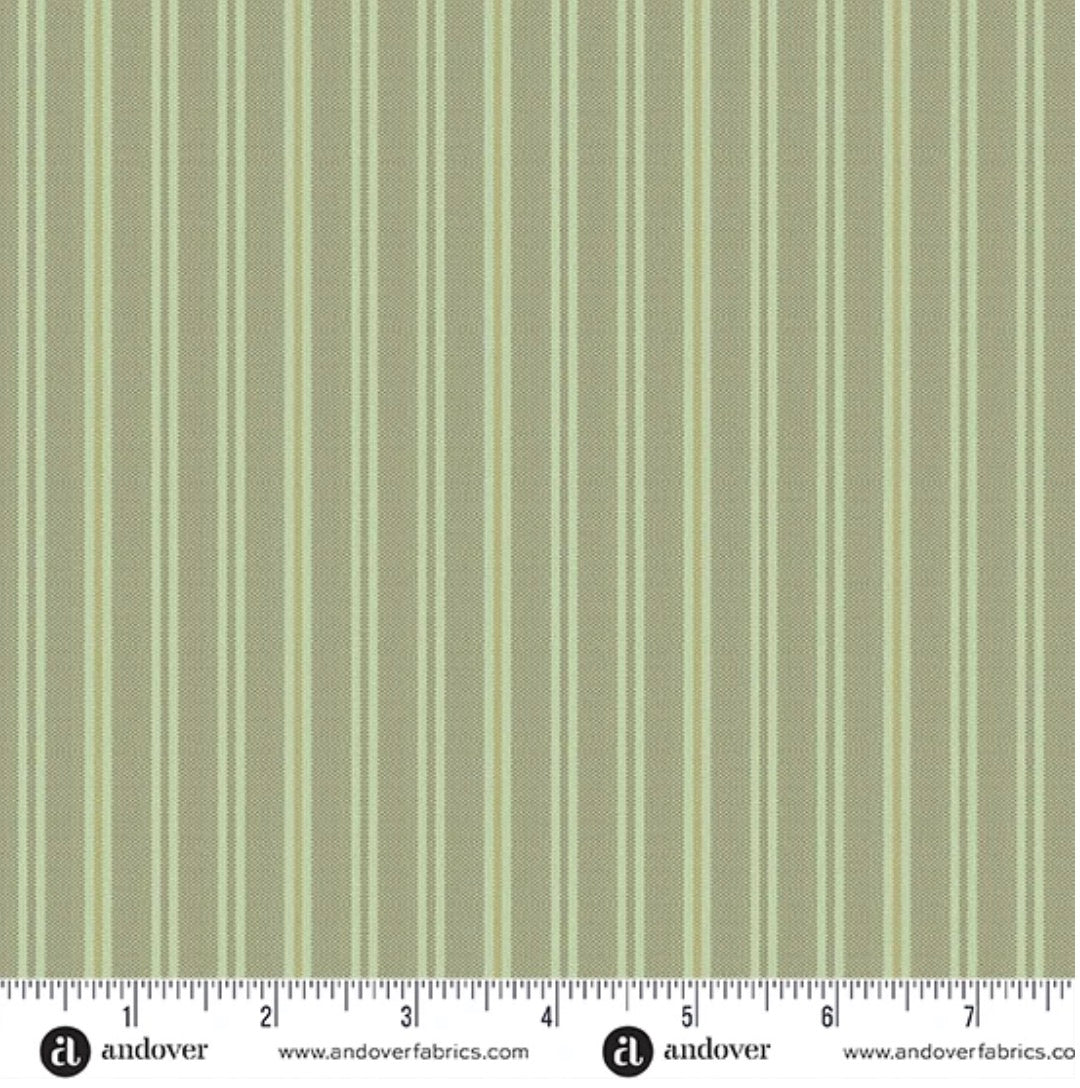 Double Stripe Sequoia : Andover Fabrics