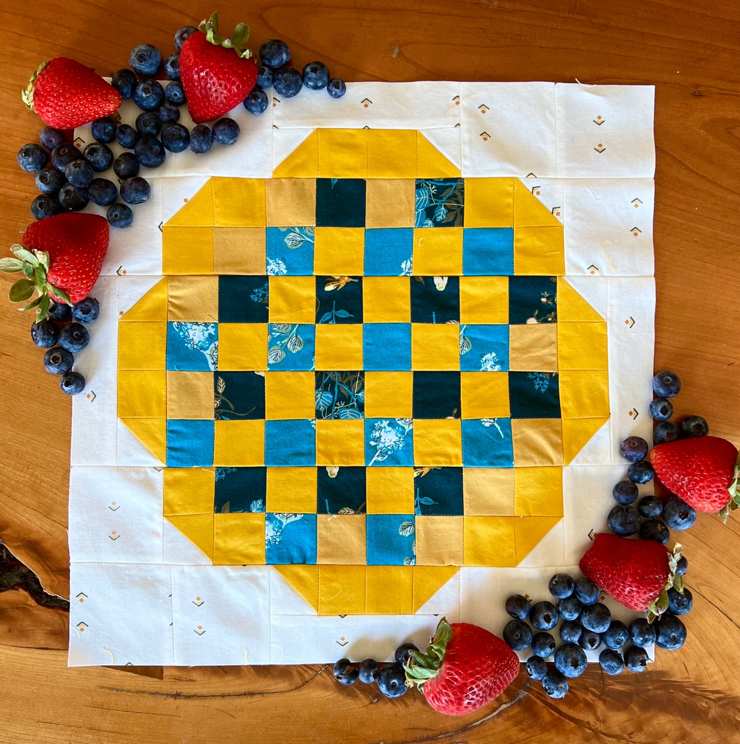 Berry Pie Block Pattern : PDF Download