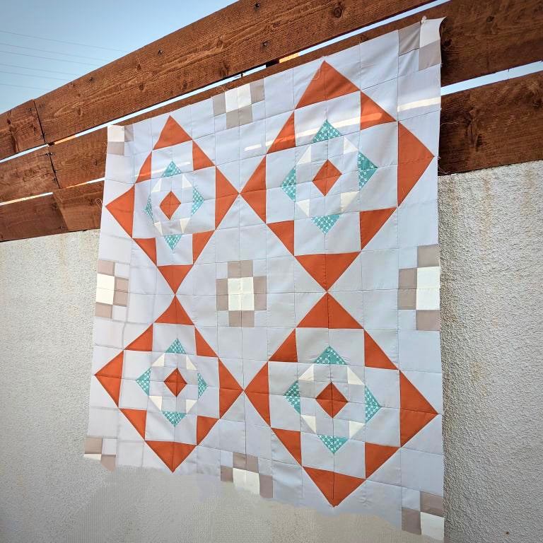 Rainy Day Picnic Quilt : PDF Download