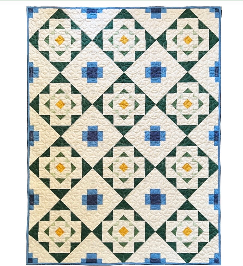 Rainy Day Picnic Quilt : PDF Download