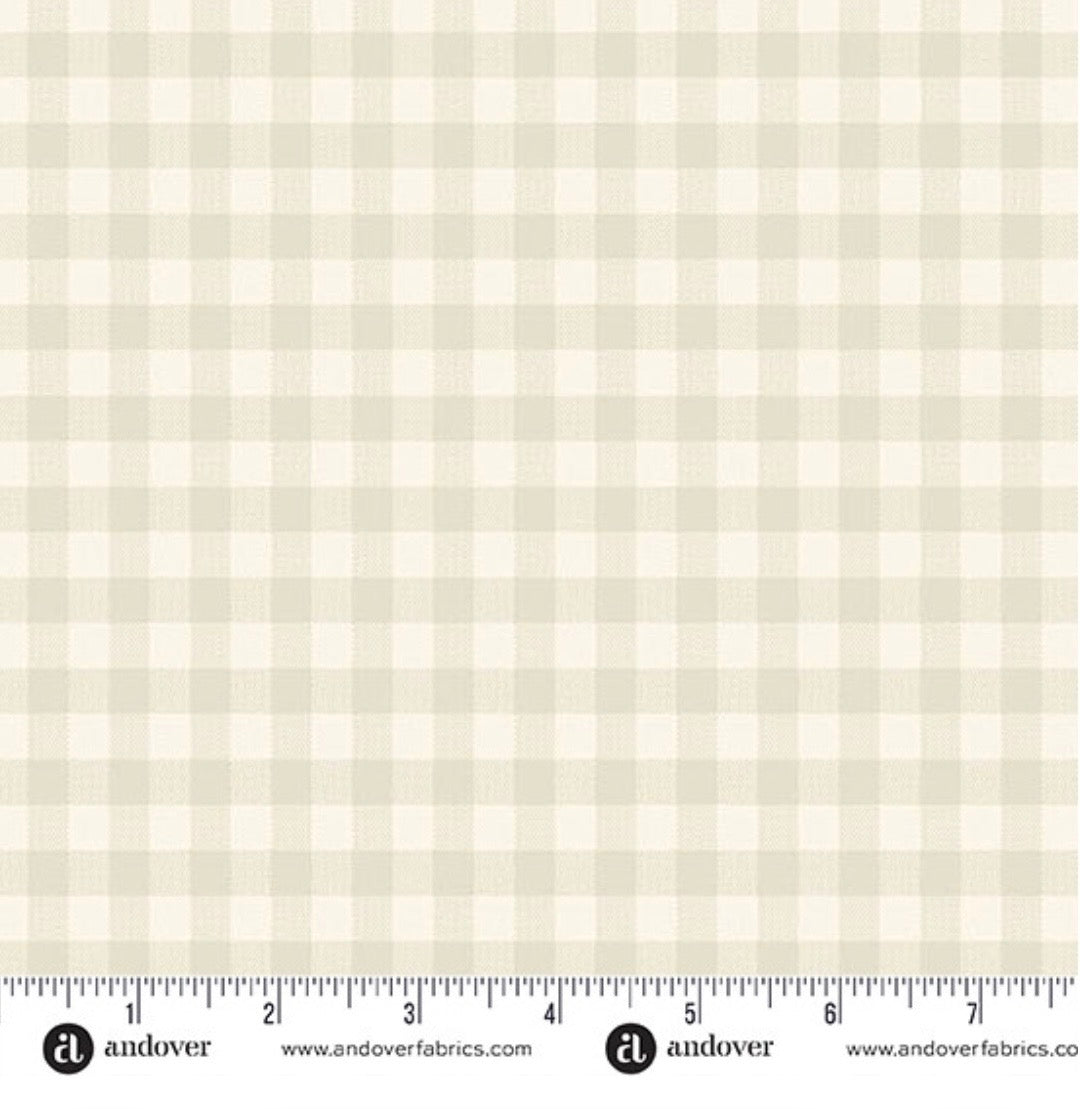 Gingham in Lace : Andover Quiltessential Collection