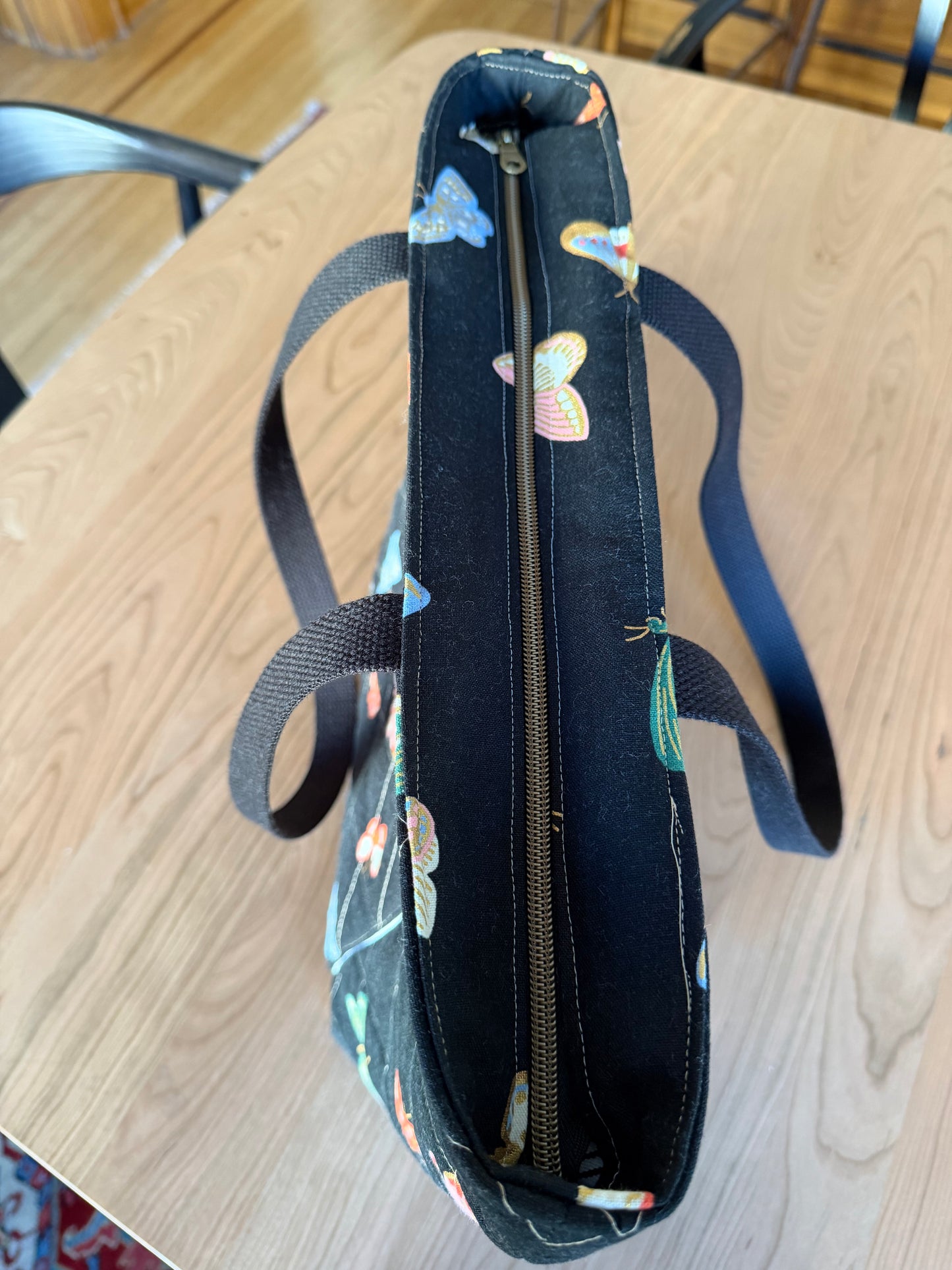 Tote: Black Butterflies