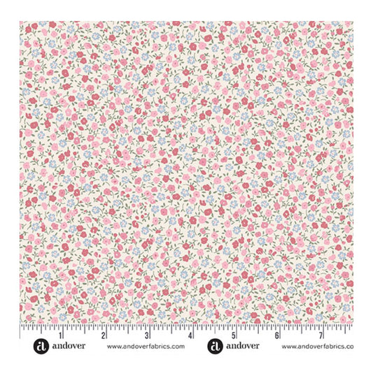 Ditzy Pink : Andover Petite Fleur Collection