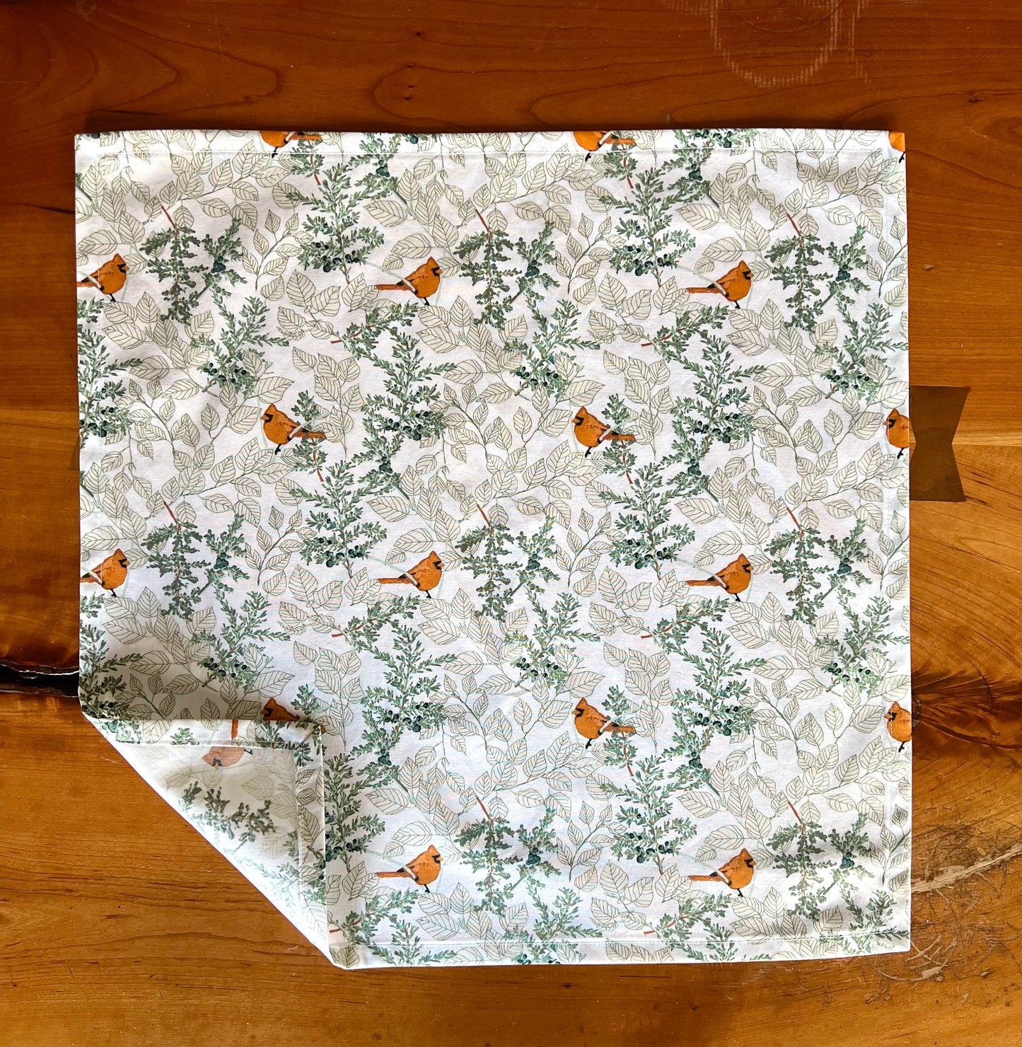 2 Winter Foliage Napkins