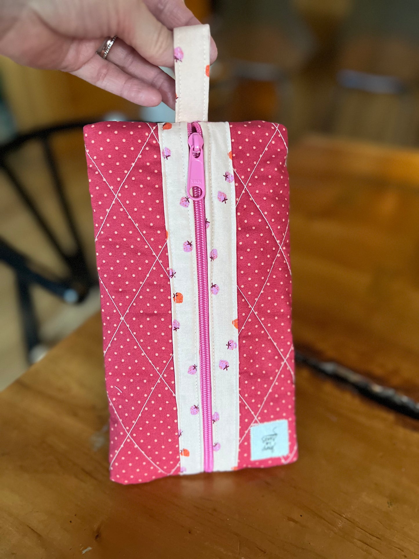 Medium Pouch: Strawberry Shortcake