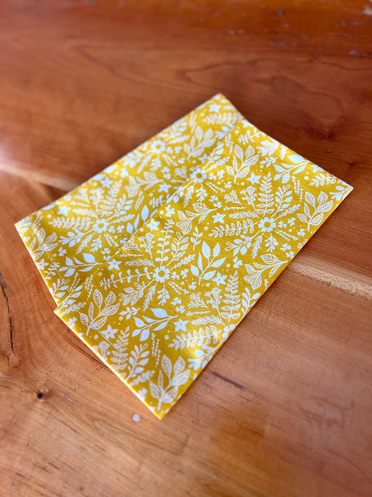 2 Sunny Floral Napkins