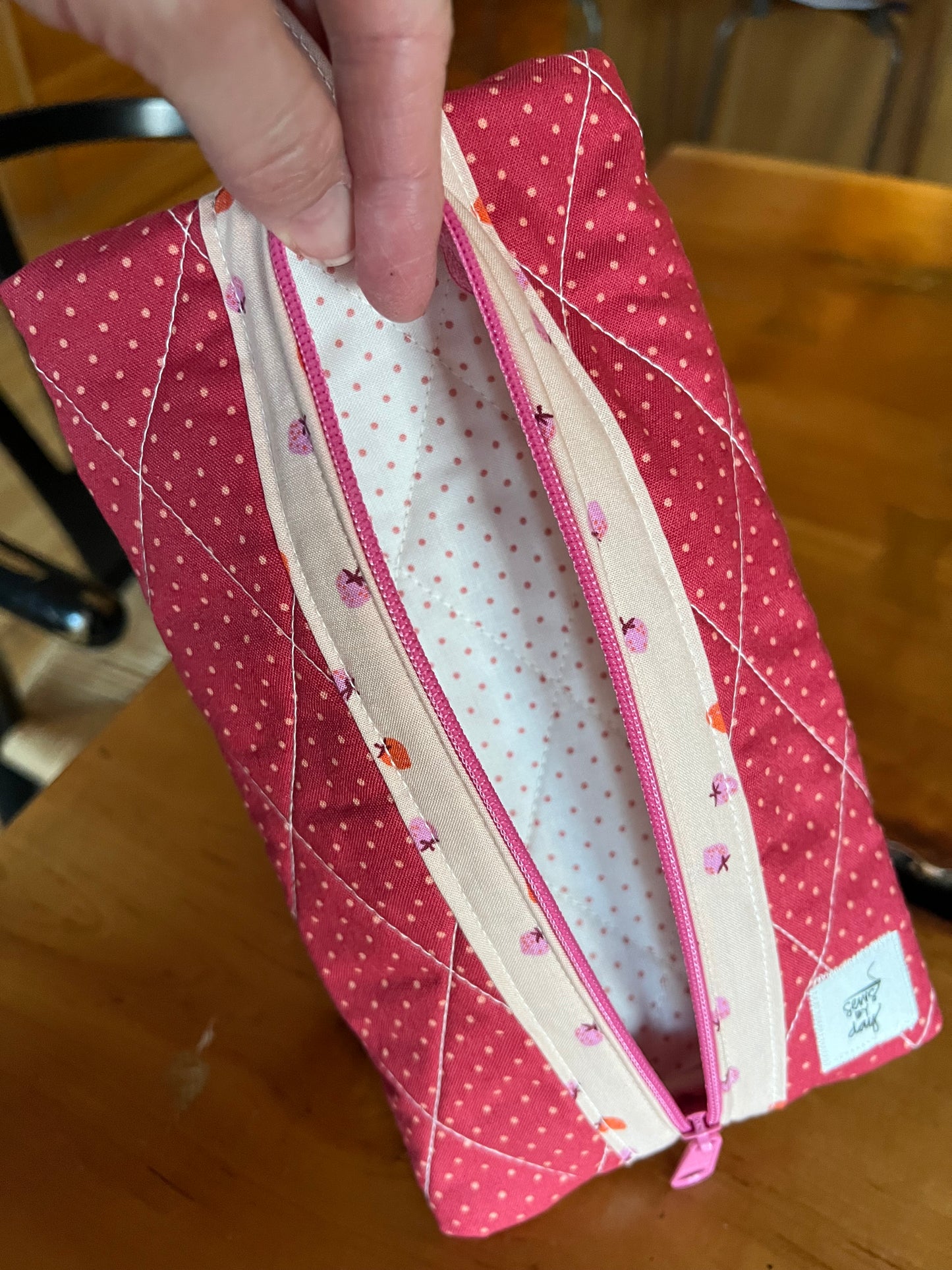 Medium Pouch: Strawberry Shortcake