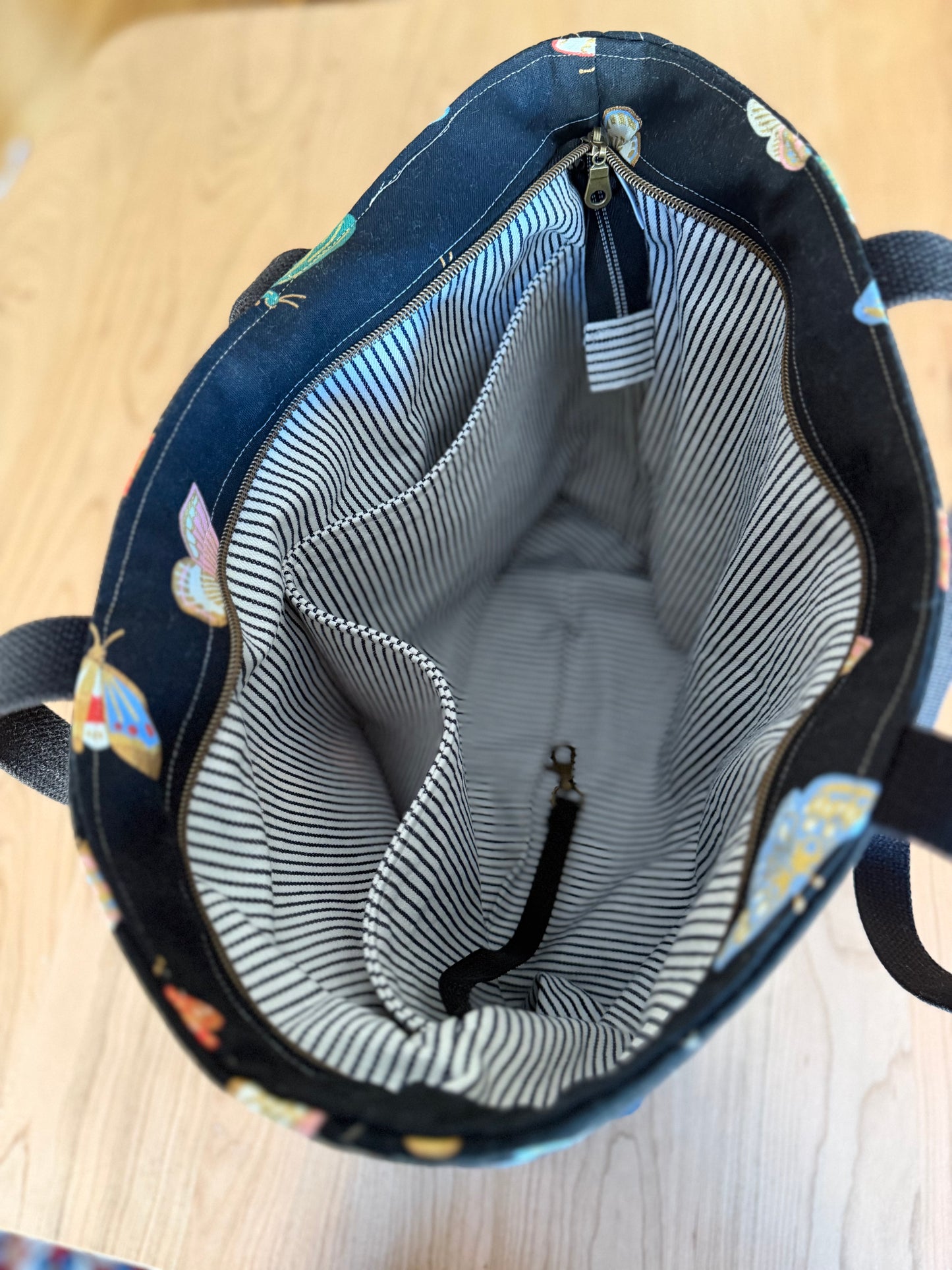 Tote: Black Butterflies