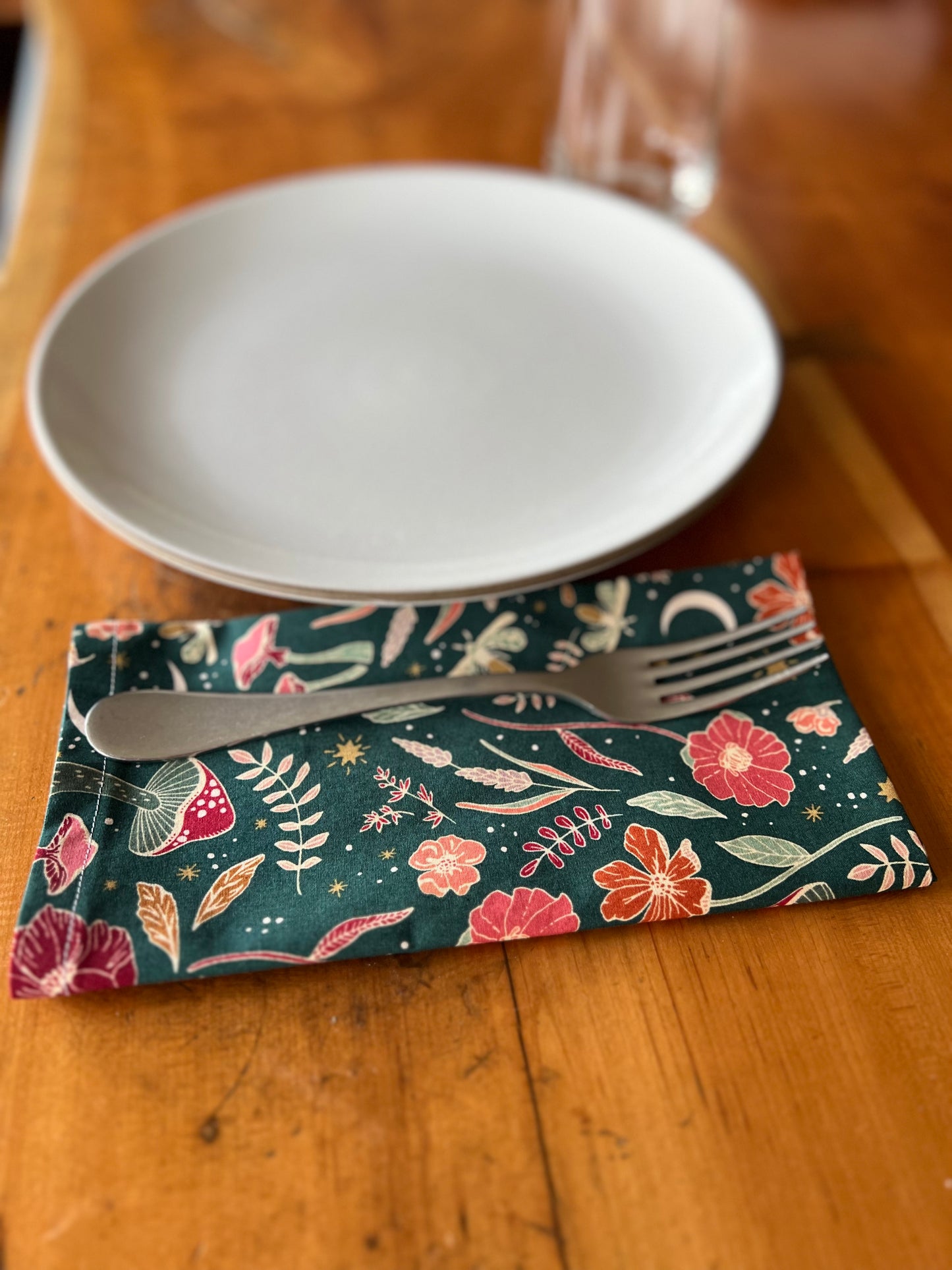 2 Woodland Dream Cloth Napkins