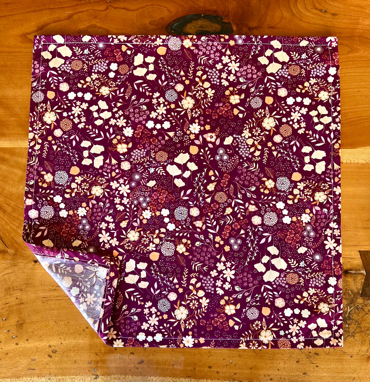 2 Magenta Meadow Napkins