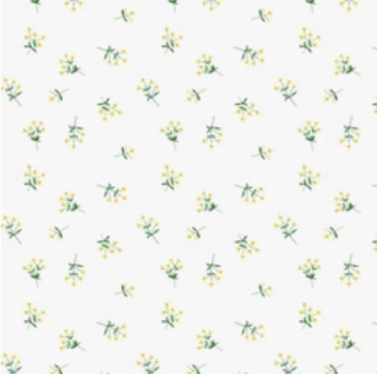 Field Gentian (yellow) : Cloud 9 Fabric