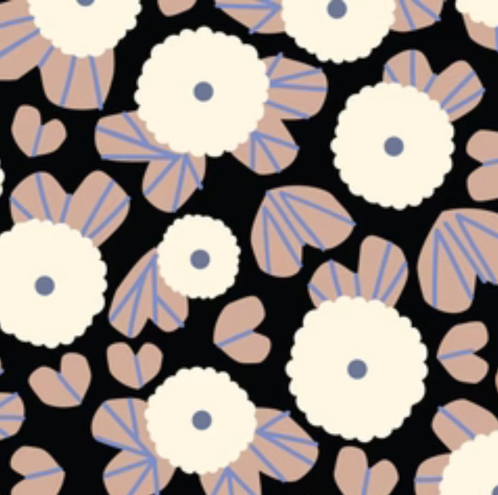 Moonflower Dusk/Black : Firefly Moon Collection