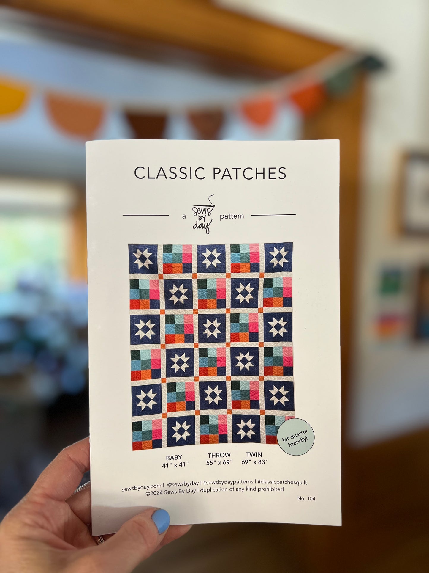 Classic Patches Quilt : Paper Pattern