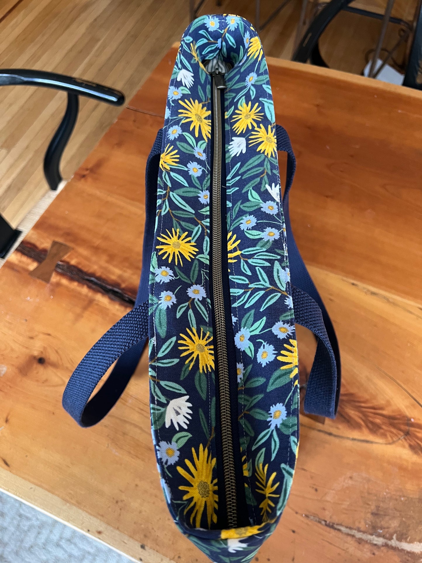 Tote: Navy Floral