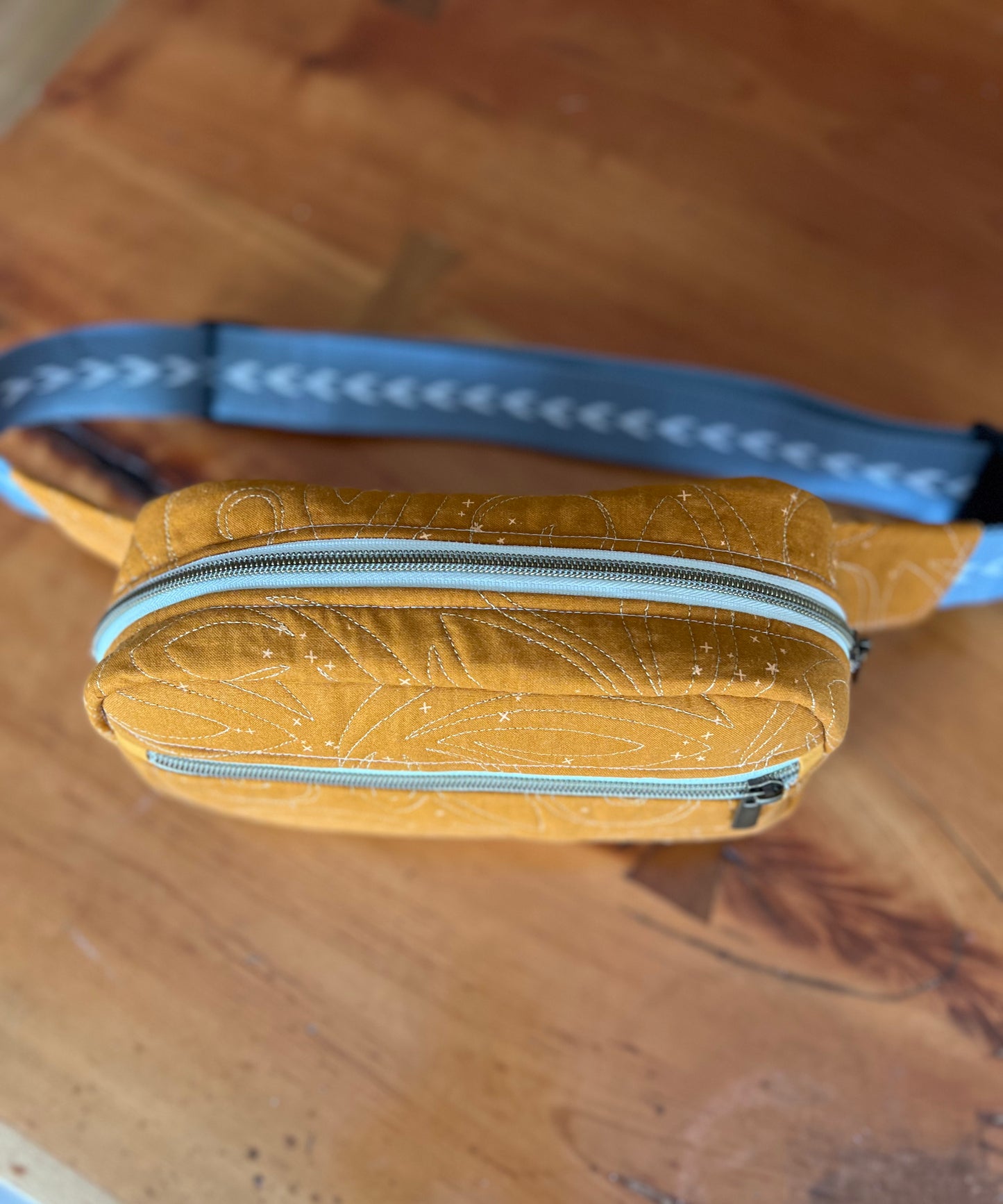 Crossbody Bag: Nutmeg Butterflies