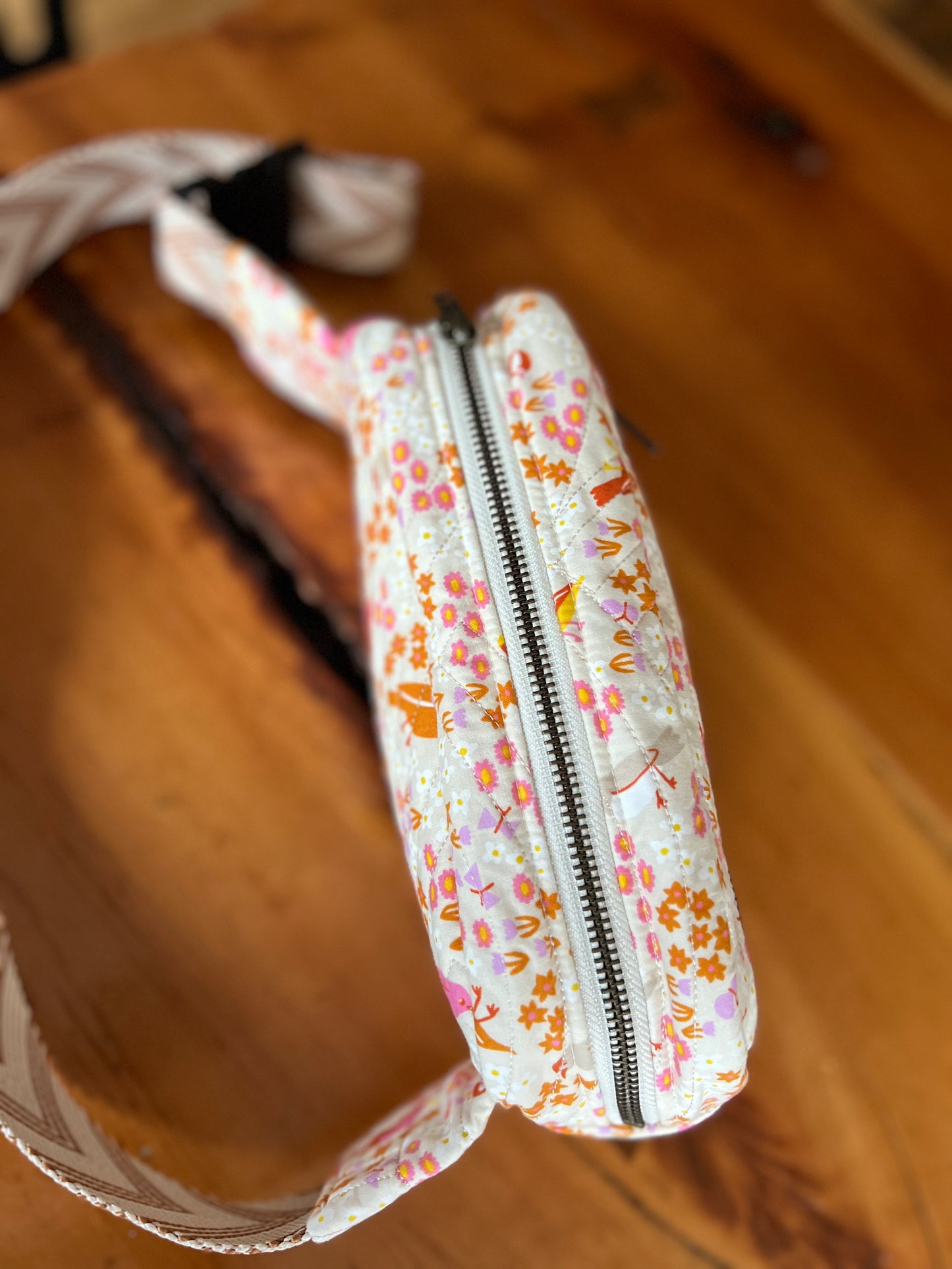 Crossbody Bag: Spring Birds and Flowers