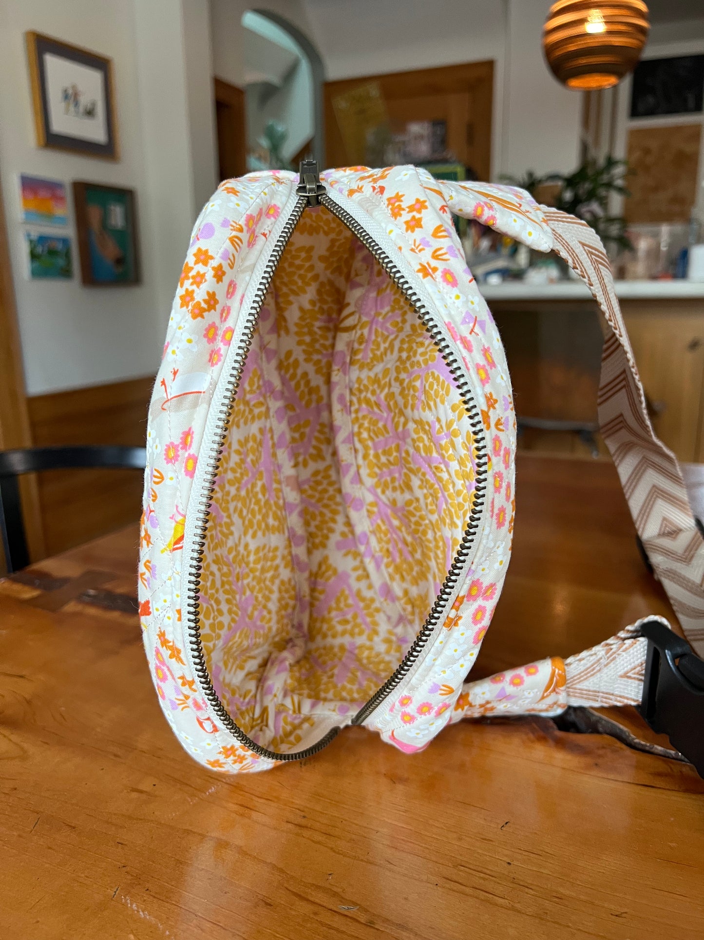 Crossbody Bag: Spring Birds and Flowers