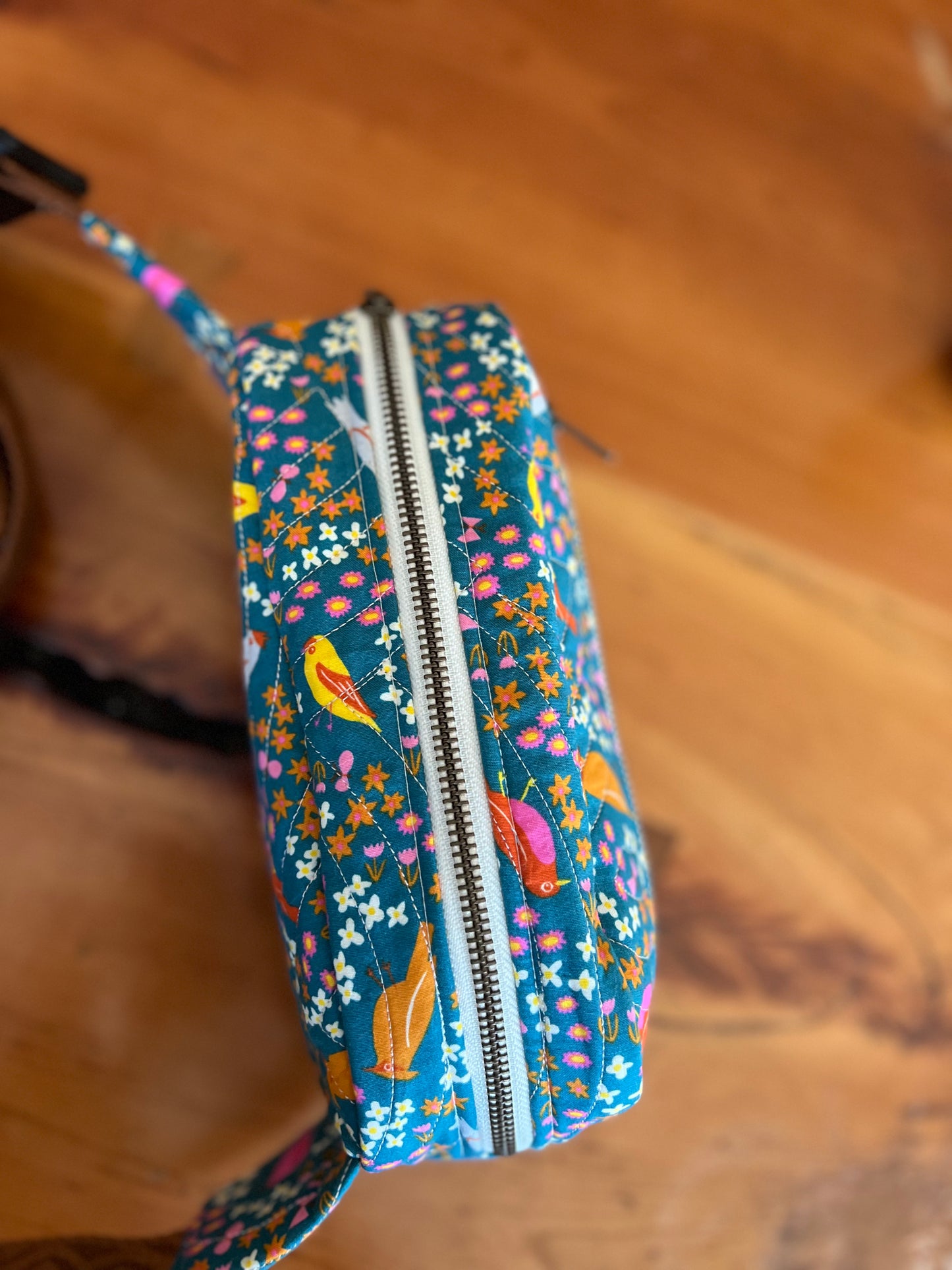 Crossbody Bag: Blue Birds