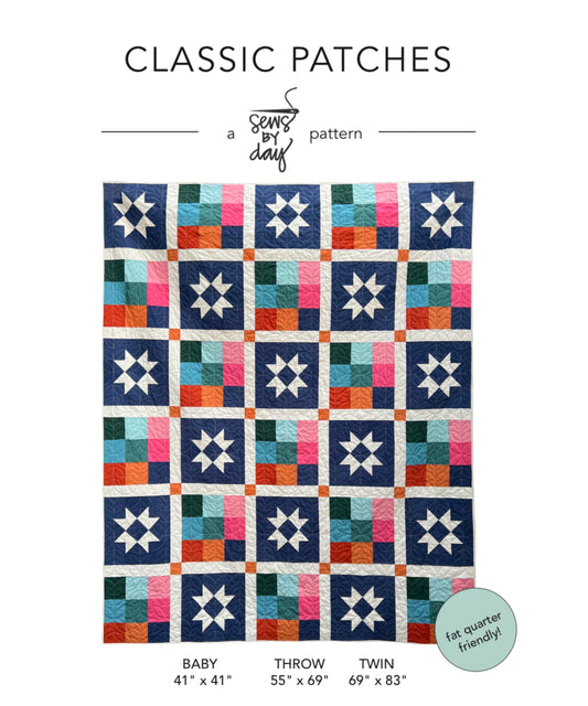 Classic Patches Quilt : PDF Download