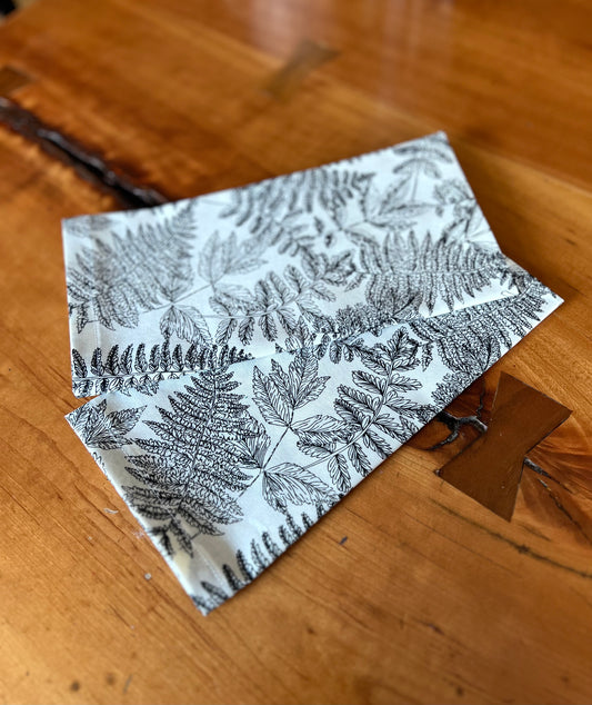 2 Modern Toile Napkins