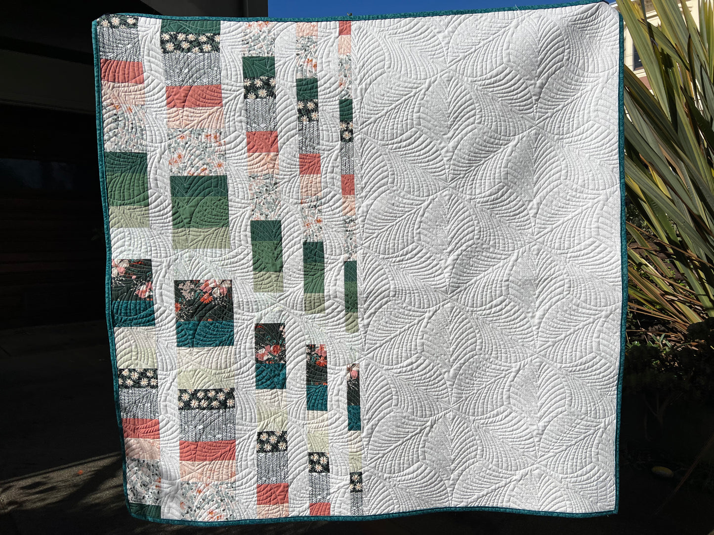 Child/Lap-Sized Improv Quilt