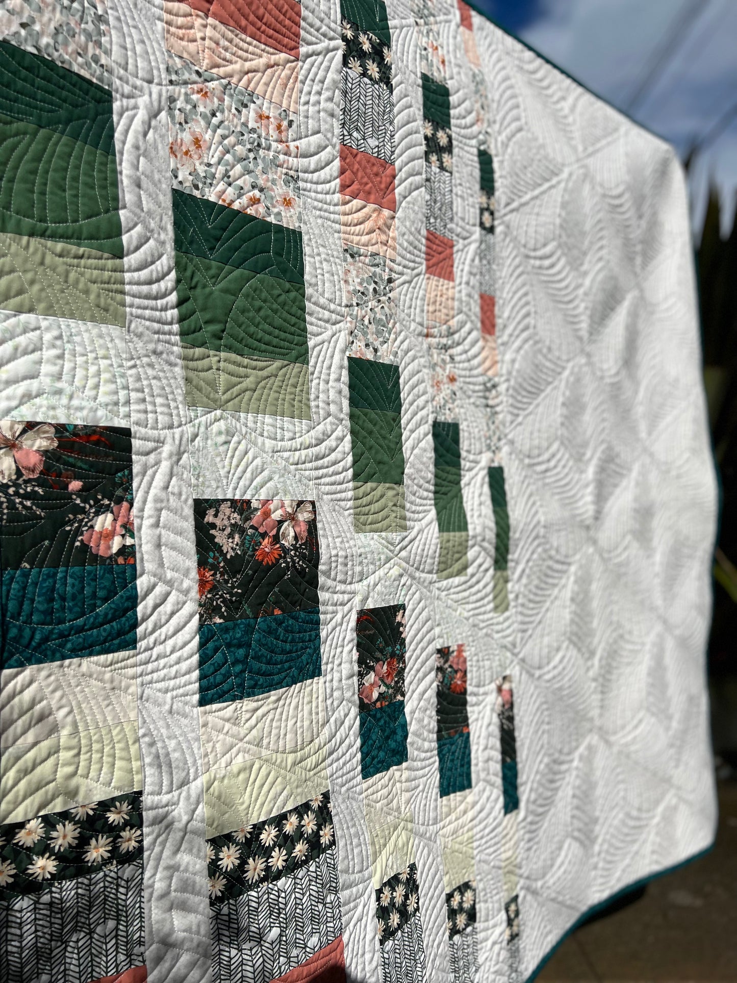 Child/Lap-Sized Improv Quilt