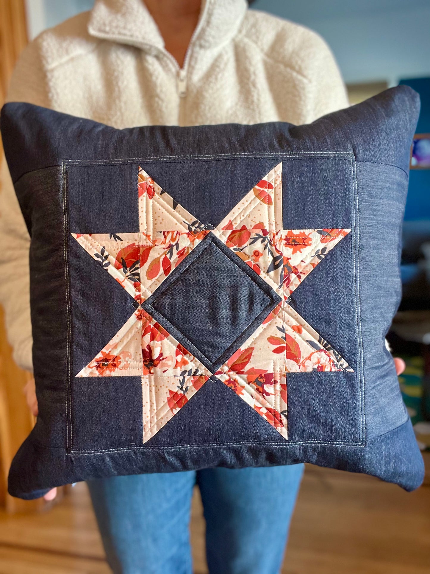 Quilted Pillow Cover