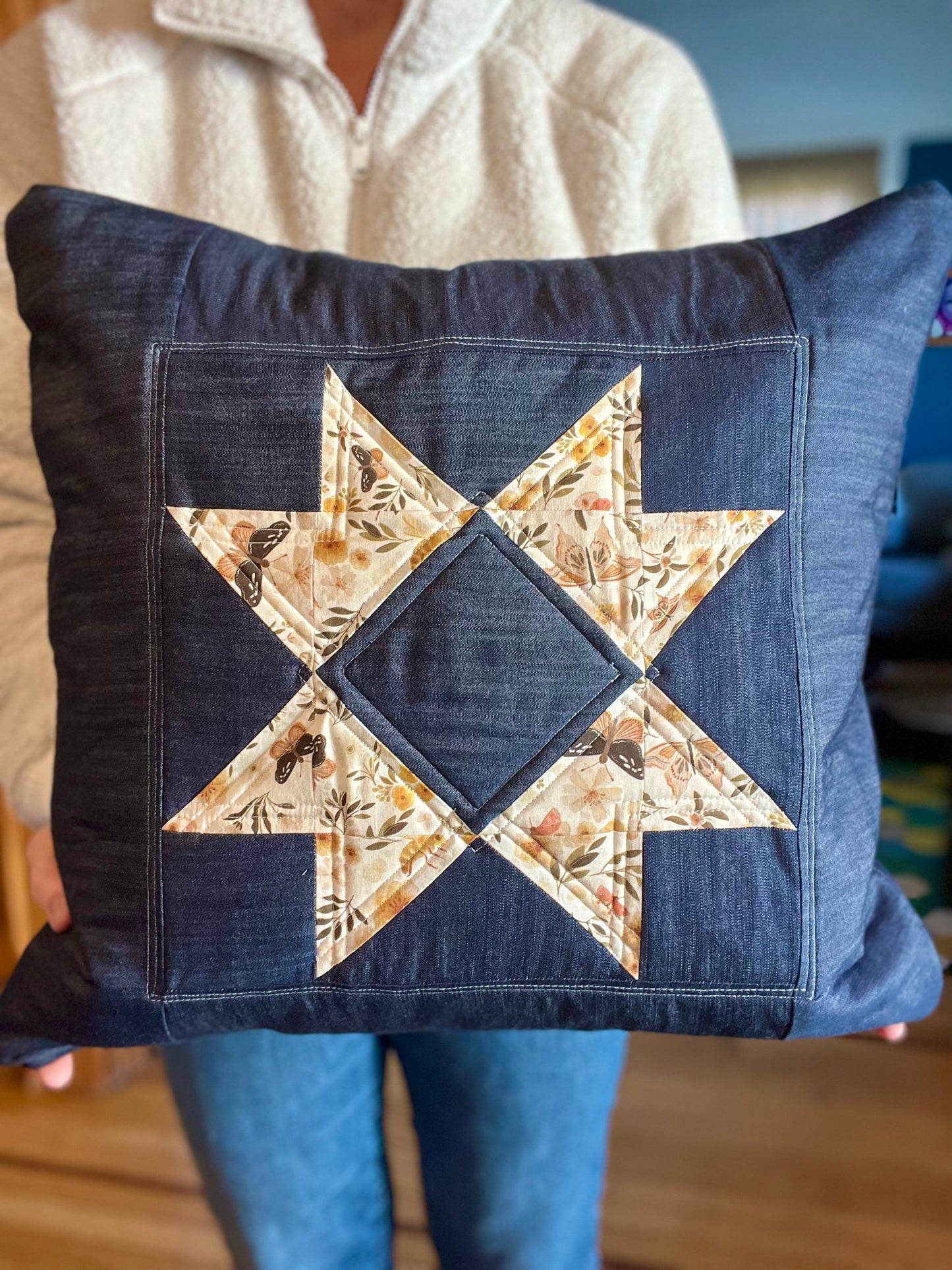 Quilted Pillow Cover