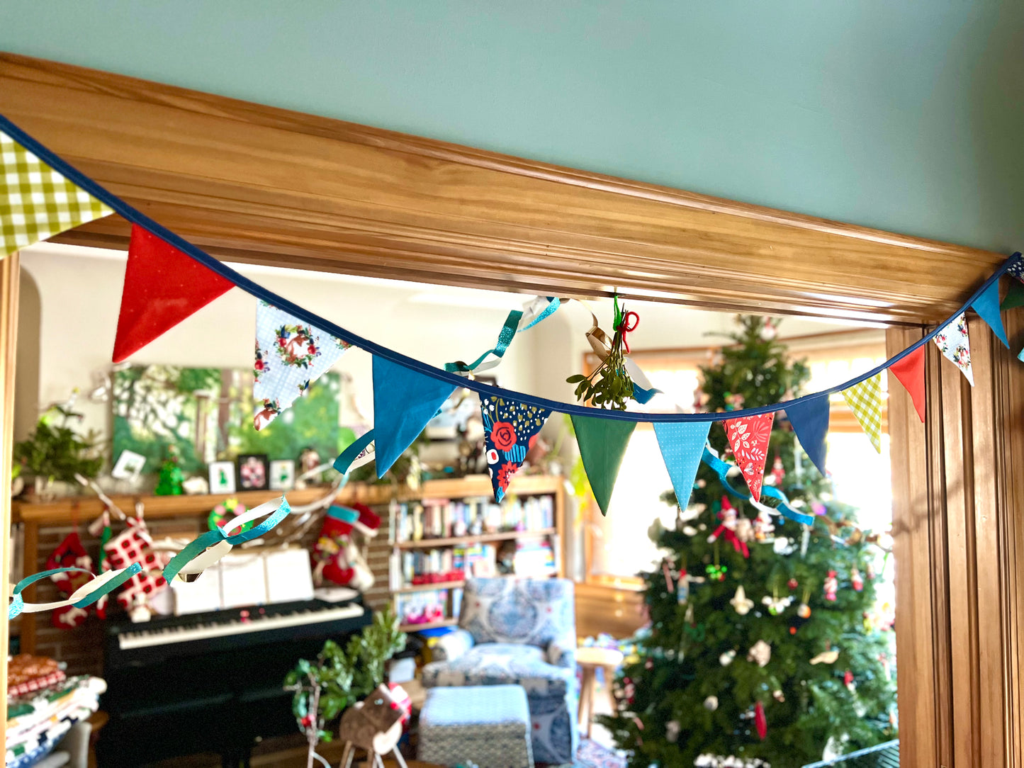 Handmade Holiday Bunting