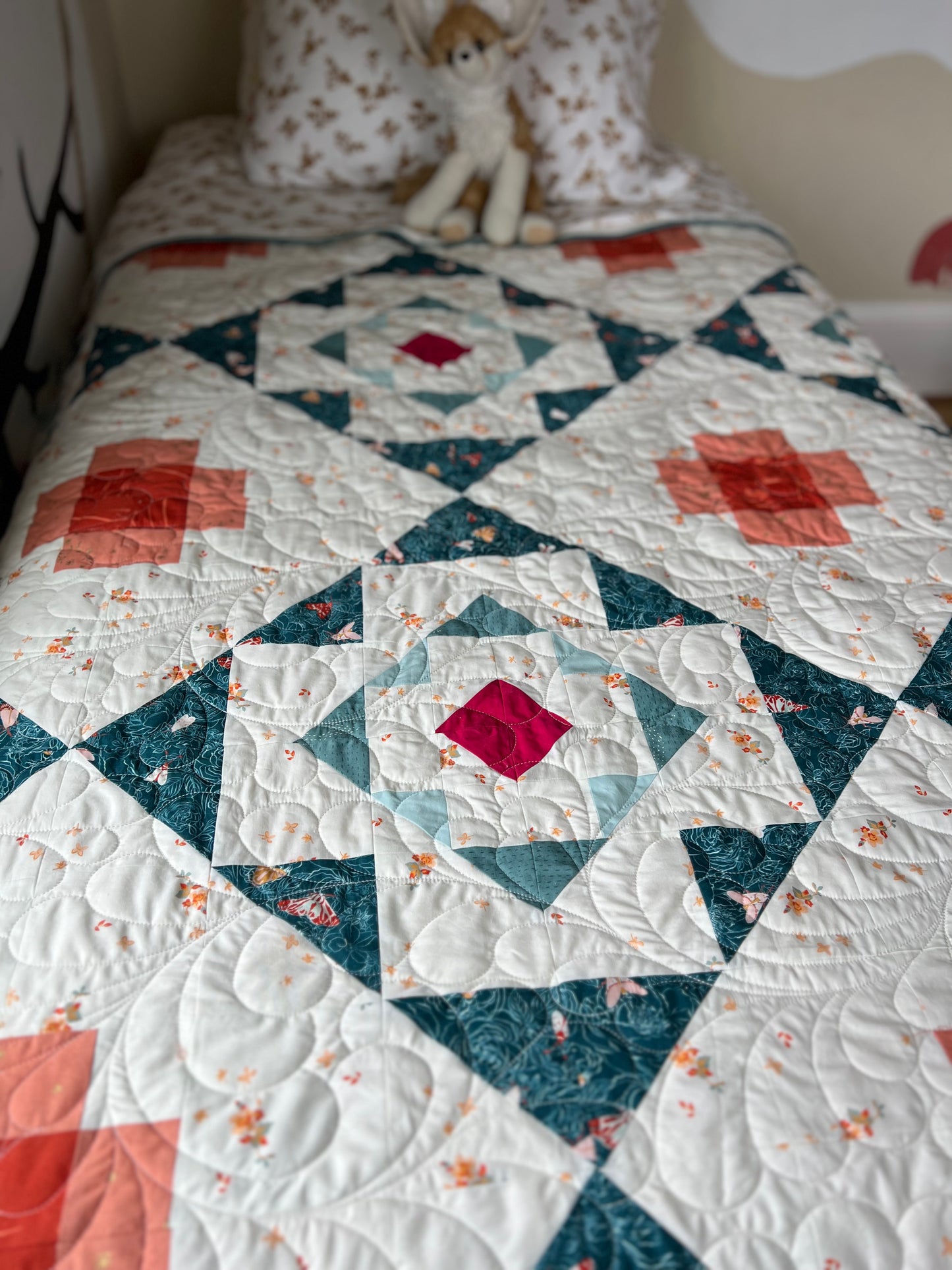 Rainy Day Picnic Quilt : PDF Download