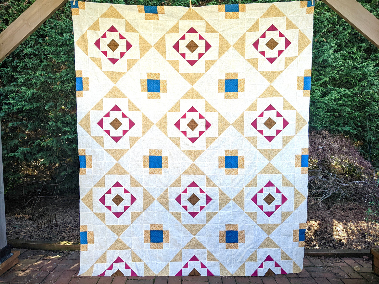 Rainy Day Picnic Quilt : PDF Download