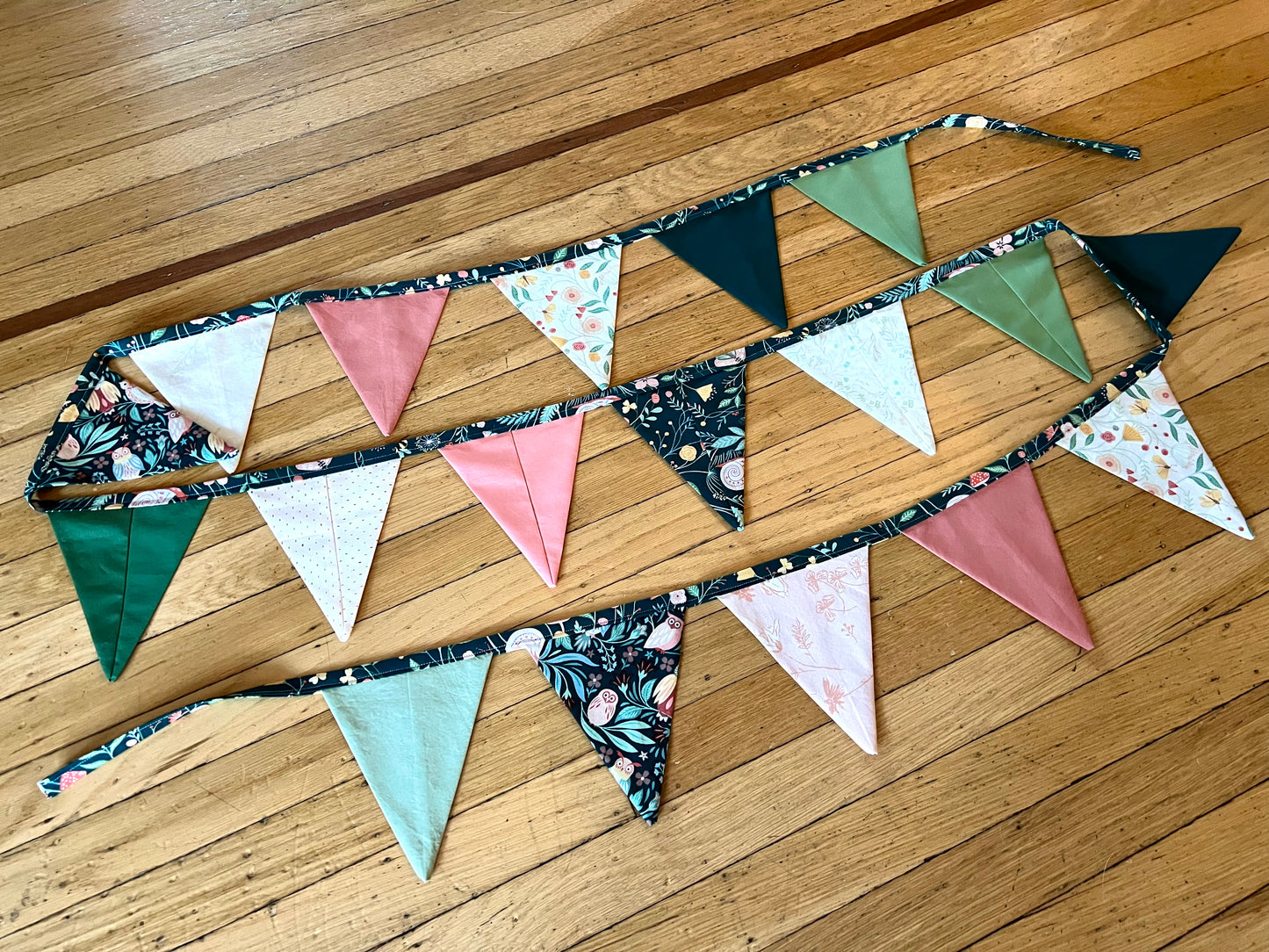 Handmade Woodland Bunting